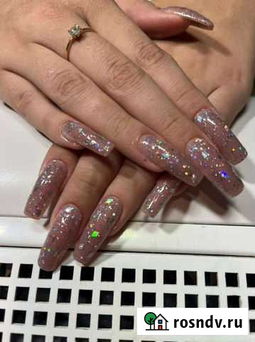 Наращивание ногтей и покрытие гель-лак Белая Калитва - изображение 1