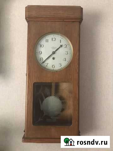 Настеные часы СССР 40е годы ходики Тимашевск - изображение 1