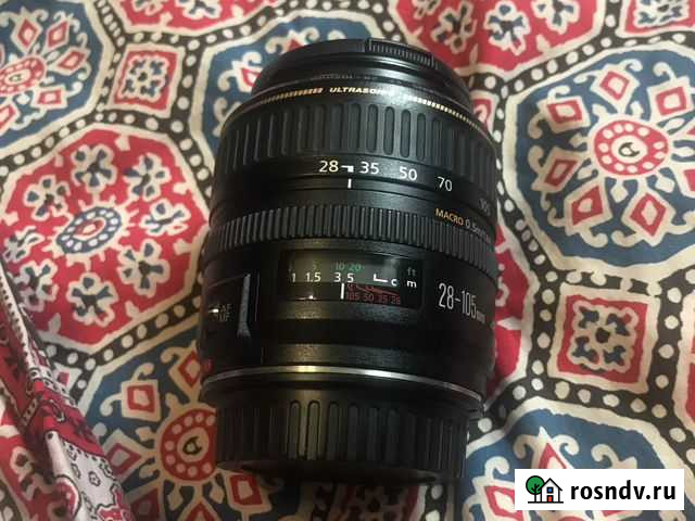 Объектив canon zoom lens EF 28-105mm Москва - изображение 1