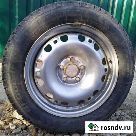 Комплект зимних колес Fabia/Polo R-15 5#100 Калуга - изображение 1