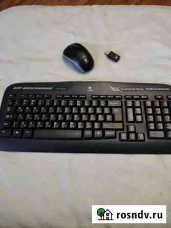 Беспроводная клавиатура и мышь logitech mk320 комп Хабаровск
