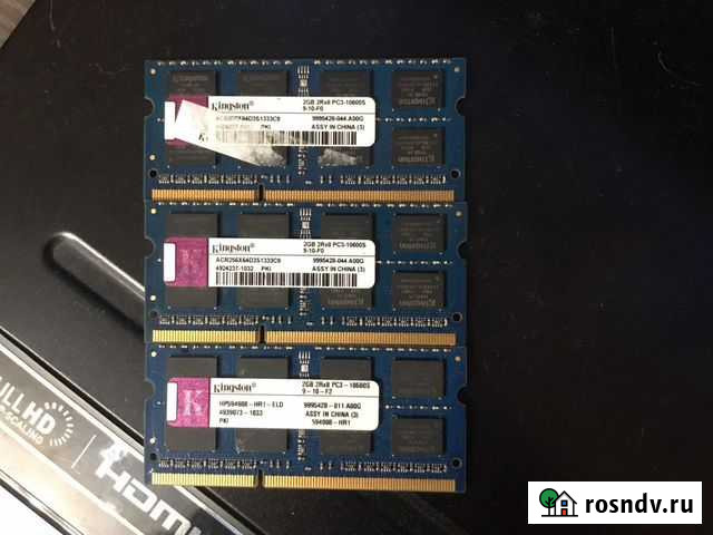 Оперативная память ddr3 по 2 гб Петрозаводск - изображение 1