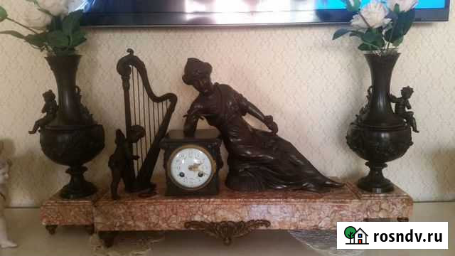 Часы каминные и касолеты Франция середина XIX века Калининград - изображение 1