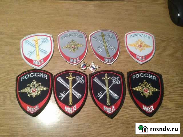 Шевроны с липучками (новые) внутренняя служба Елец - изображение 1