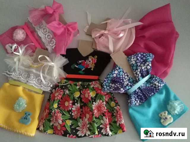 Пакет одежды для куклы Бэби Бон разное 5 штук Королев - изображение 1