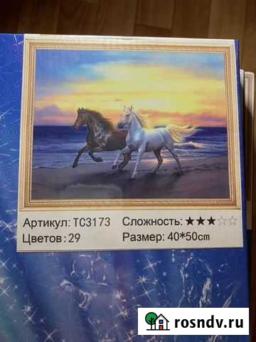 Новые наборы алмазных вышивок 40/50 на подрамнике Чебоксары - изображение 1