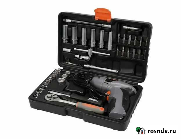 Набор инструментов Sthor 44 пр с шуруповертом Калининград - изображение 1