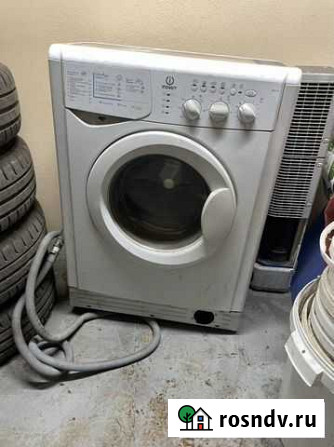 Стиральная машина бу indesit узкая Собинка - изображение 1