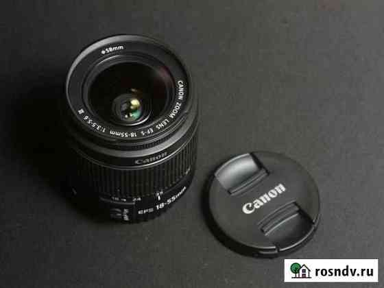 Объектив Canon EF-S 18-55 mm f/3.5-5.6 lll Иркутск