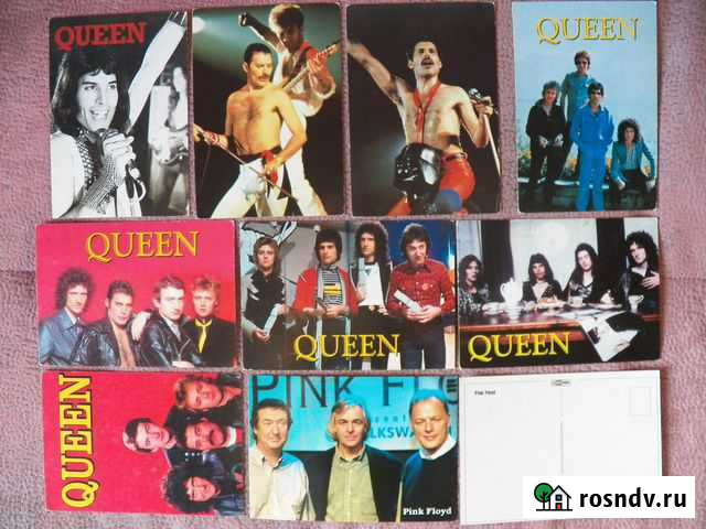 Открытки фирменные музыкальных групп и актеров Москва - изображение 1