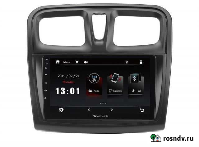Штатная магнитола Рено Логан Nakamichi NTA-1403ND Калининград - изображение 1