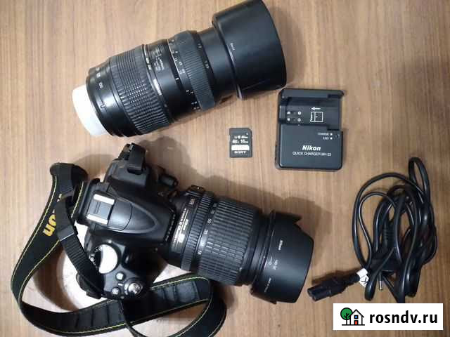 Фотоаппарат Nikon d3000 + объективы Воронеж - изображение 1