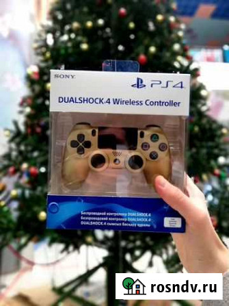 Dualshock 4 V2 новый оригинал золото Астрахань - изображение 1