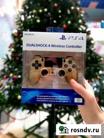 Dualshock 4 V2 новый оригинал золото Астрахань - изображение 1