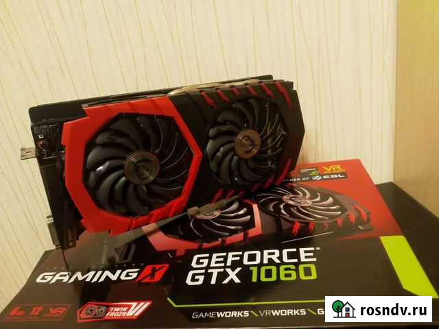 MSI GTX1060 6GB Gaming X Санкт-Петербург - изображение 1