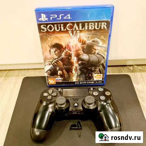 Ps4 slim 500gb + 1 геймпад + игра Стерлитамак - изображение 1