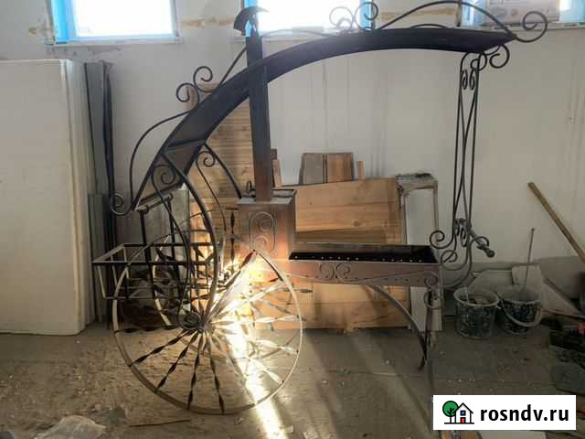 Кованный Мангал с крышей Красноярск - изображение 1