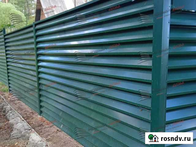 Забор жалюзи металлический Магадан - изображение 1
