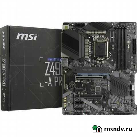 Новая MSI Z490 A PRO LGA1200 Калининград - изображение 1