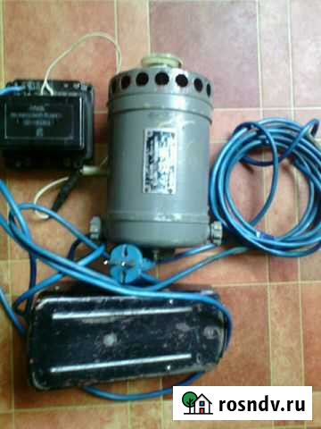 Эл.мотор 220в пост.тока с педалью скорости и выпря Челябинск - изображение 1