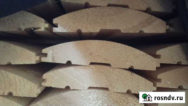 Блок-хаус 42x196x6000 (Имитация бревна) Петрозаводск - изображение 1