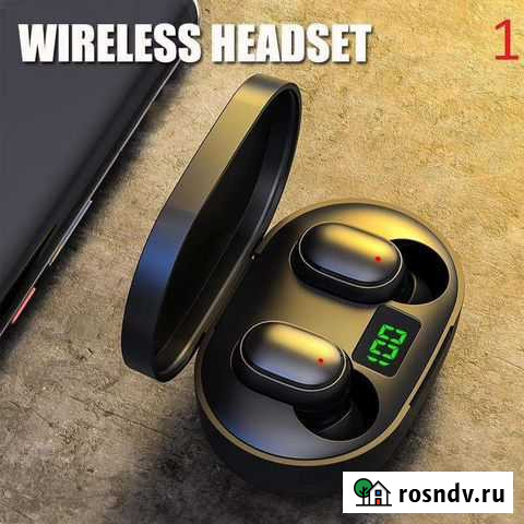 Новые беспроводные наушники с микрофоном Рубцовск - изображение 1