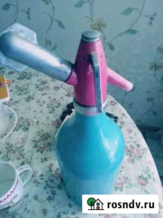 Сифон для газирования воды СССР с баллончиками Раменское - изображение 1