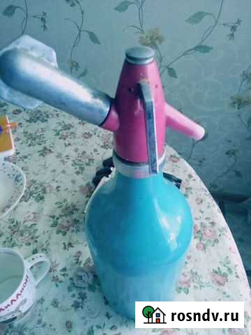 Сифон для газирования воды СССР с баллончиками Раменское - изображение 1