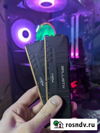 Crucial Ballistix Black KIT 8x2 гб 3200 CL16 Стерлитамак - изображение 1