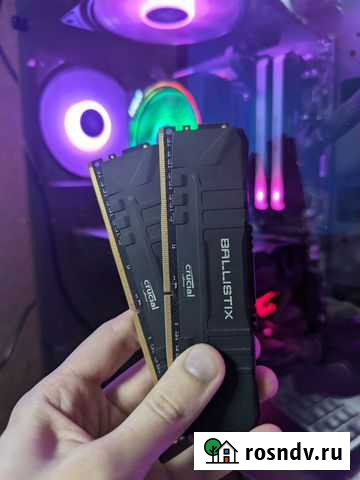 Crucial Ballistix Black KIT 8x2 гб 3200 CL16 Стерлитамак - изображение 1
