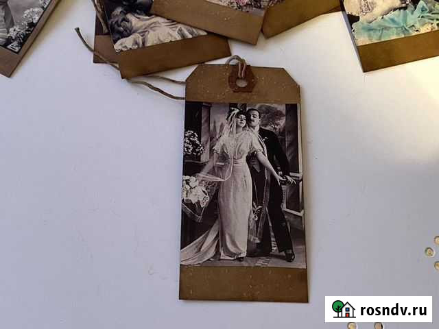 Новогодняя открытка, бирка, ёлочное украшение Москва - изображение 1