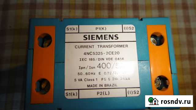 Трансформатор тока Siemens оконного типа 400\5 А Волгоград - изображение 1