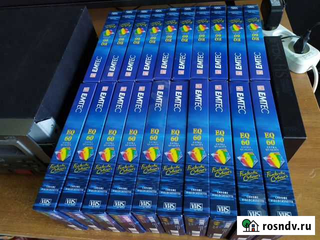 Видеокассеты Emtec EQ 60 extra quality Москва - изображение 1