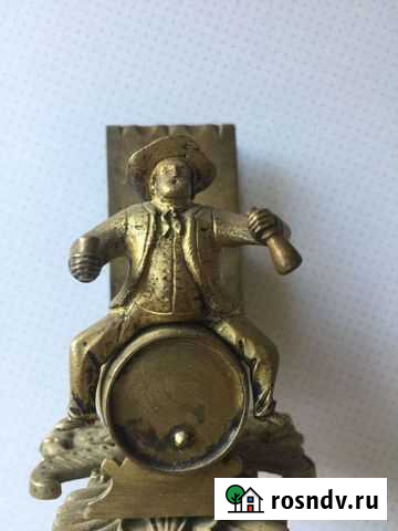 Бронза, спичечница, Россия, 19 век Калуга - изображение 1