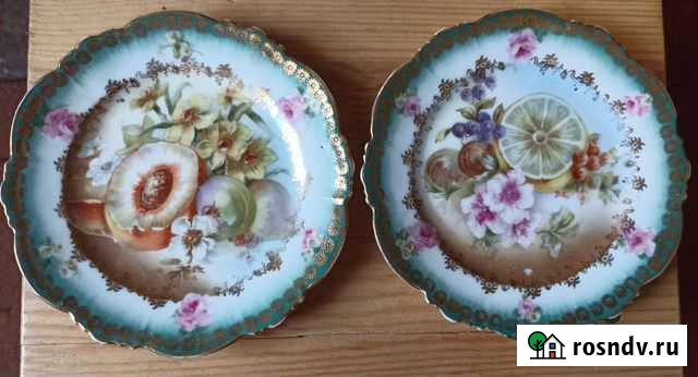 Гарднер две тарелочки Натюрморт Калуга - изображение 1