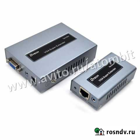Репитер усилитель сигнала VGA + звук 100 м по RJ45 Челябинск - изображение 1