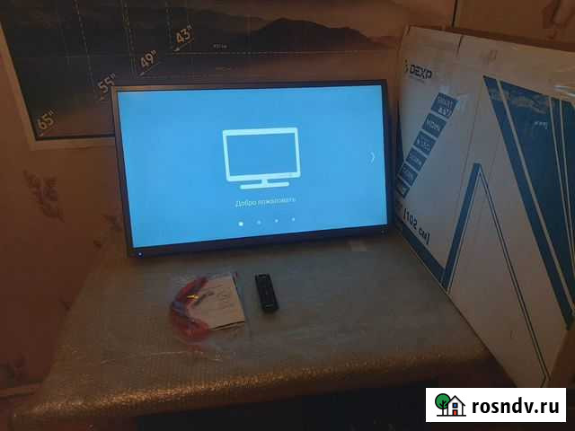 Новый 102см Smart TV Wi-Fi Full HD T2 S2 тв dexp Самара - изображение 1