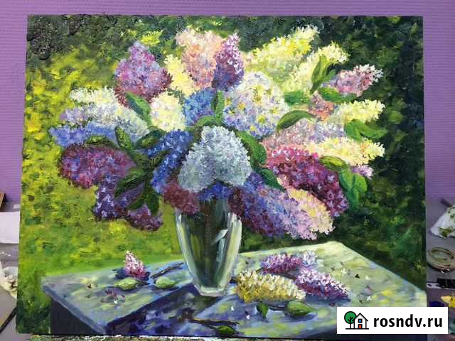 Великолепная Картина «Сирень» Московский - изображение 1