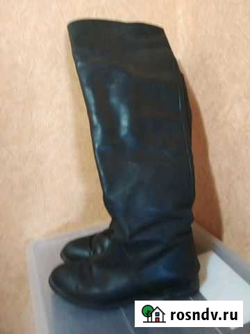 Сапоги (ботфорты) зима-осень б.у Балашиха - изображение 1