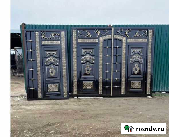 Кованые ворота Махачкала - изображение 1
