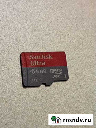 Карта памяти SanDisk Ultra sdxc 64gb Москва - изображение 1