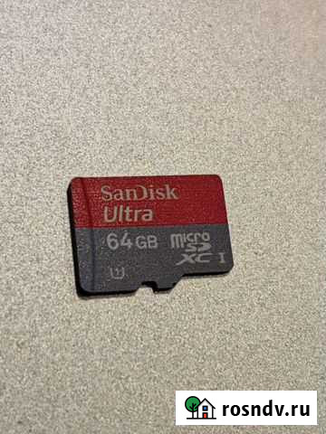 Карта памяти SanDisk Ultra sdxc 64gb Москва - изображение 1