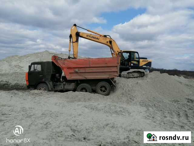 Песок щебень чернозем глина навоз Борисовка - изображение 1