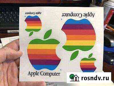 Лист оригинальных наклеек Vintage Apple Macintosh Одинцово