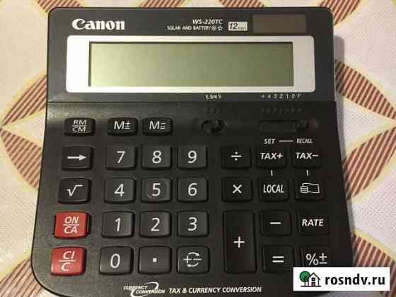 Калькулятор Canon ws-220tc Ивантеевка