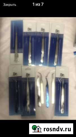 Пинцет для наращивания ресниц Санкт-Петербург - изображение 1