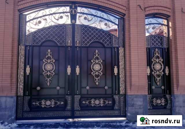 Ворота кованые Грозный - изображение 1