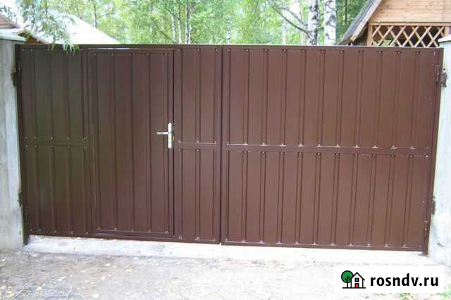 Ворота распашные Астрахань - изображение 1