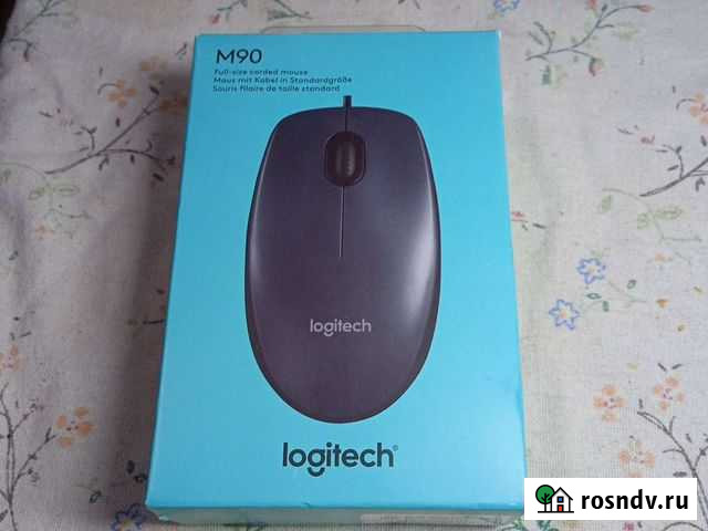 Проводная оптическая мышь logitech Логитех М 90 Санкт-Петербург - изображение 1