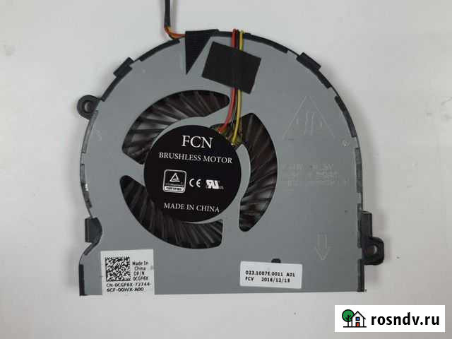 Вентилятор Dell P63F оригинал Санкт-Петербург - изображение 1